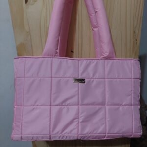 Bolsa Puffer Rosa